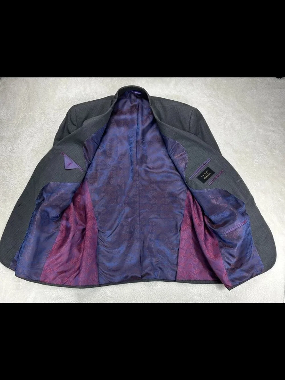Ted Baker Endurance Blazer Mens 46R Gray Wool‎ Jarrett CT Jacket Sport Coat